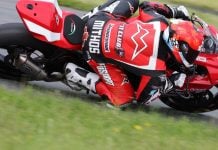 Pro Supersport championship leader Torin Collins (71) will look to add to his lead in his home round next weekend at RAD Torque Raceway. Photo credit Rob O'Brien.