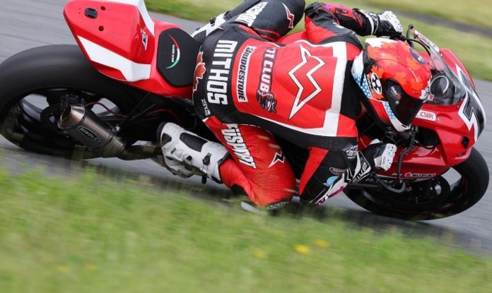 Pro Supersport championship leader Torin Collins (71) will look to add to his lead in his home round next weekend at RAD Torque Raceway. Photo credit Rob O'Brien.