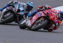 Based on the first four rounds of the MotoAmerica Superbike Championship, we can probably expect a Josh Herrin (1) vs. Cameron Beaubier (6) battle at WeatherTech Raceway Laguna Seca this coming weekend. Photo by Brian J. Nelson