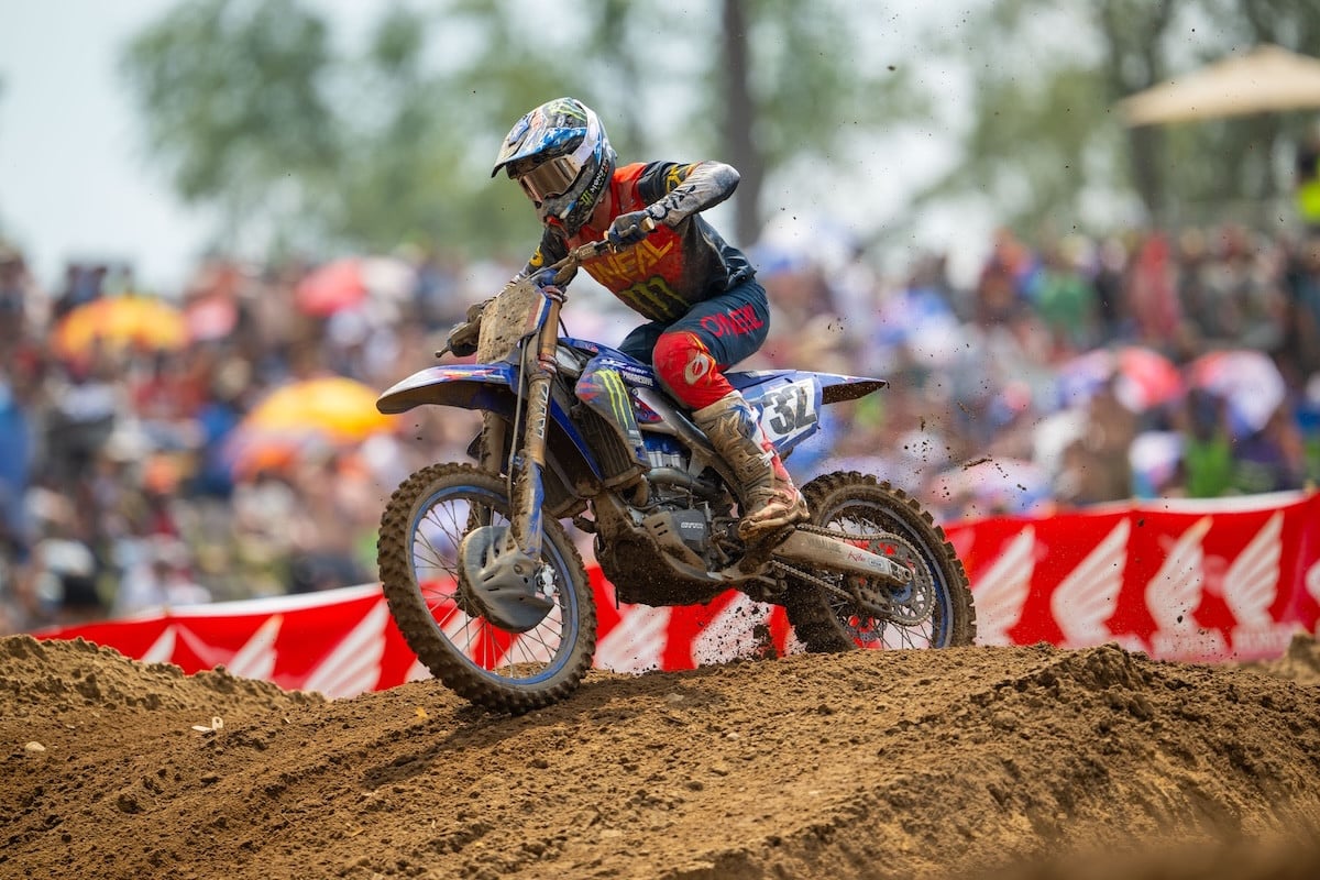Justin Cooper was solid all afternoon to earn his second podium finish of the summer. Photo Credit: MX Sports Pro Racing, Inc.