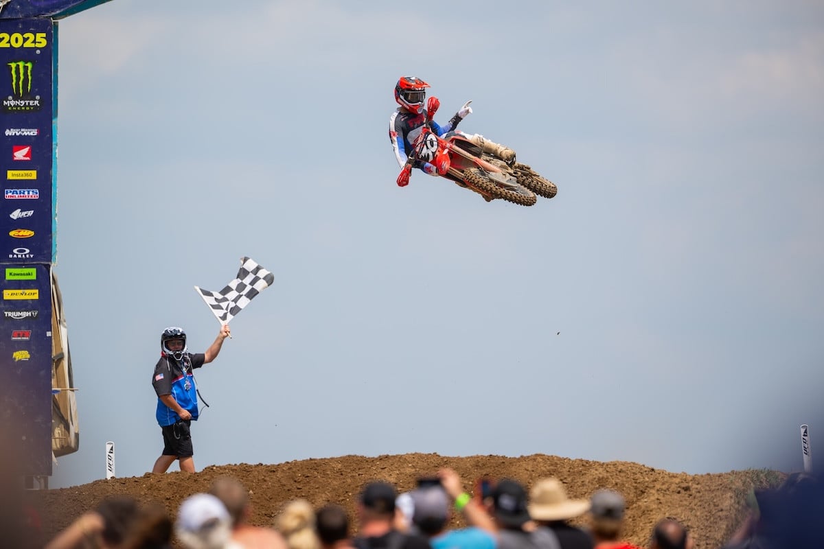 Jo Shimda took advantage of two stellar starts to complete an impressive 1-1 effort. Photo Credit: MX Sports Pro Racing, Inc.