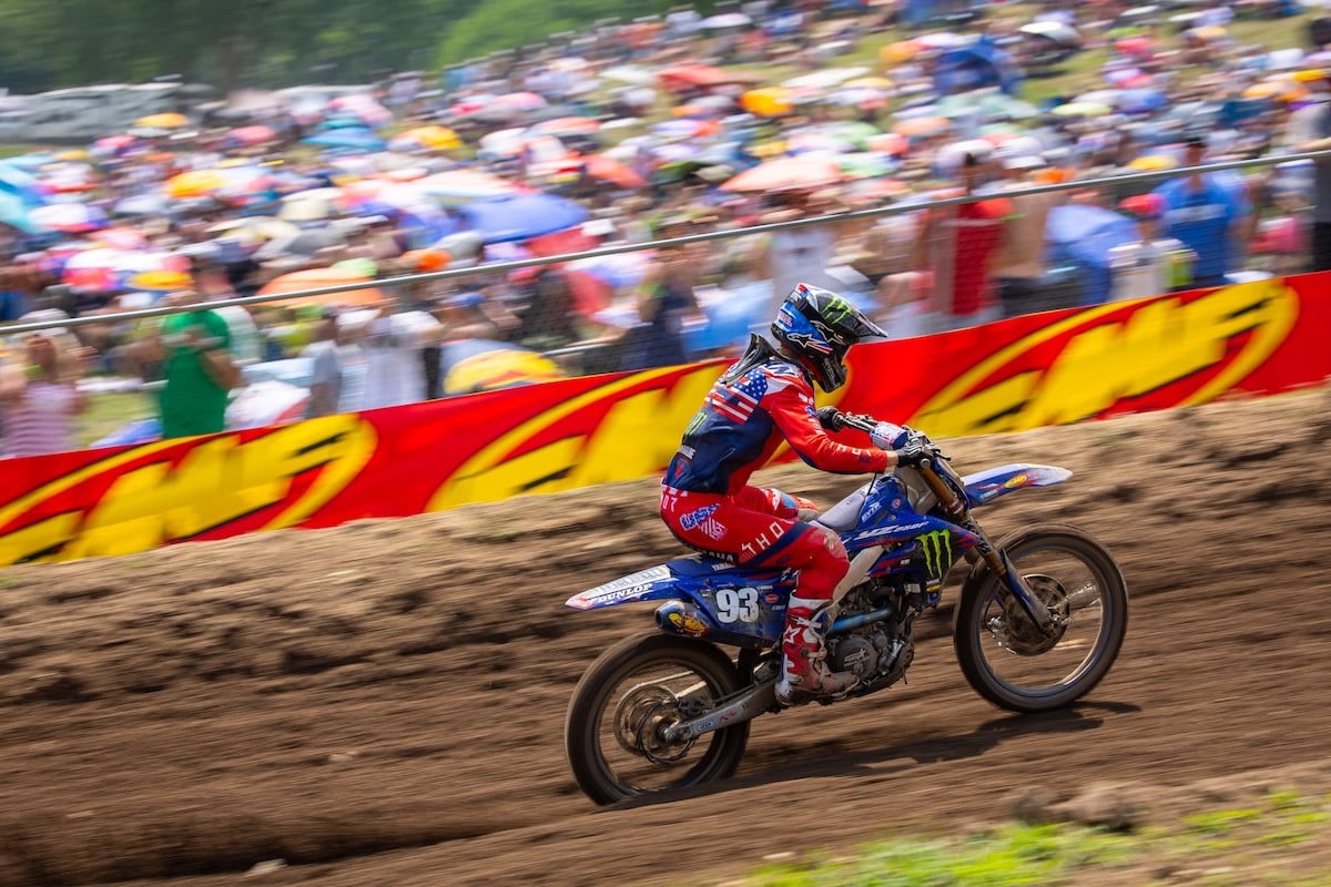 After a challenging couple years marred by injury, Michael Mosiman made his return to the overall podium for the first time since 2023. Photo Credit: MX Sports Pro Racing, Inc.