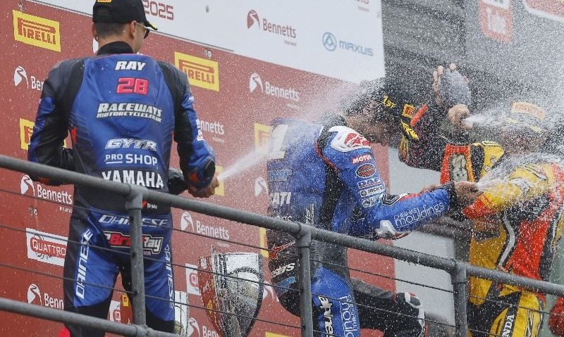 Bradley Ray on the left, Rory Skinner in the middle, and Fraser Rogers on the right. Photo courtesy BSB.