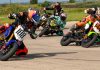 GP190/StreetGP practice: Maverick Johnson (#163), Ray Ray (#188), Garret Harrell (#27), and Craig Thompson (#144). Photo by Andres Alegria/Eleven Motorsports / Courtesy Texas Mini Cup.