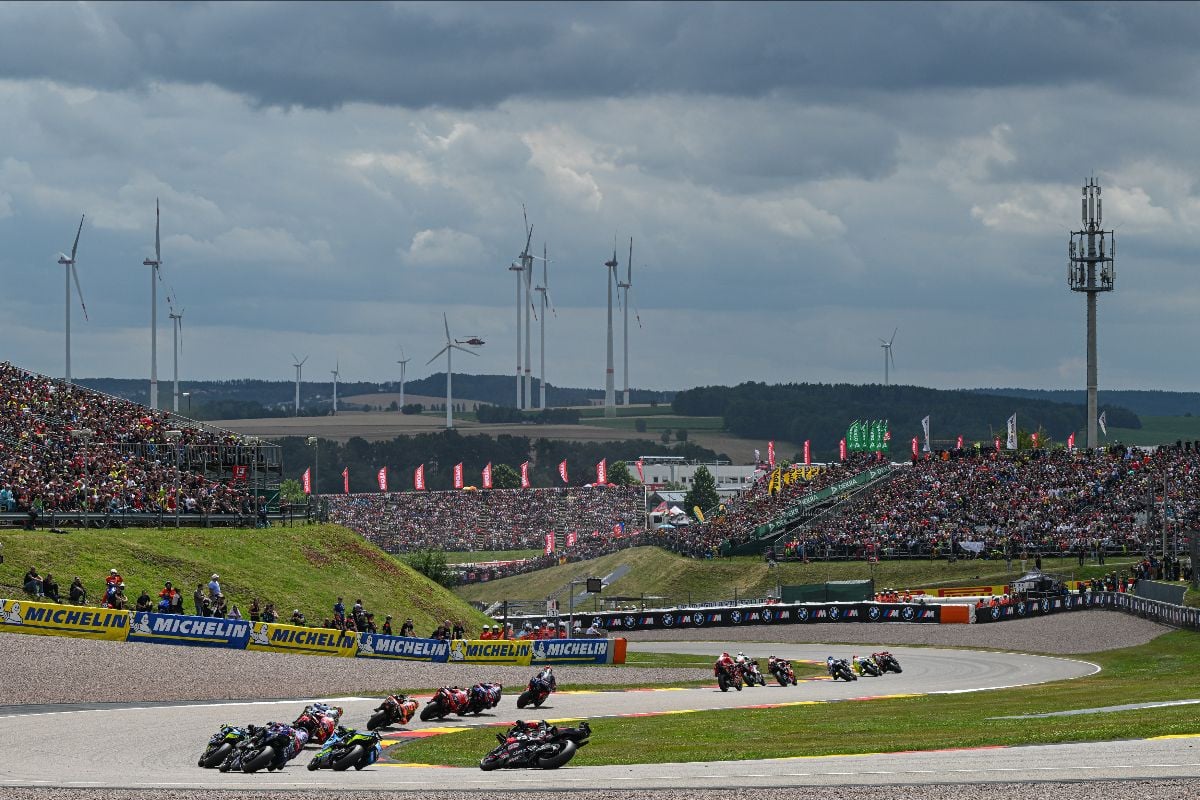 MotoGP race at Sachsenring. Photo courtesy MotoGP.com
