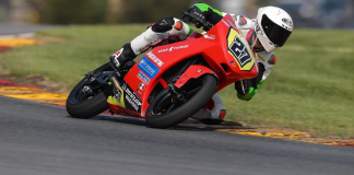 Alessandro Di Mario leads the debut Parts Unlimited Talent Cup By Motul championship point standings as the series heads to Mid-Ohio Sports Car Course to race as part of AMA Vintage Motorcycle Days. Photo by Brian J. Nelson
