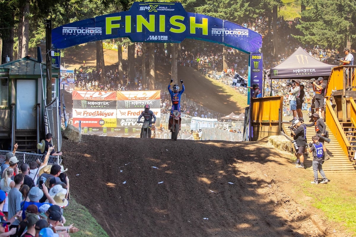 Chase Sexton's prowess at Washougal MX Park continued with his fourth win in five seasons, ending Jett Lawrence's eight-race win streak.Photo Credit: MX Sports Pro Racing, Inc.