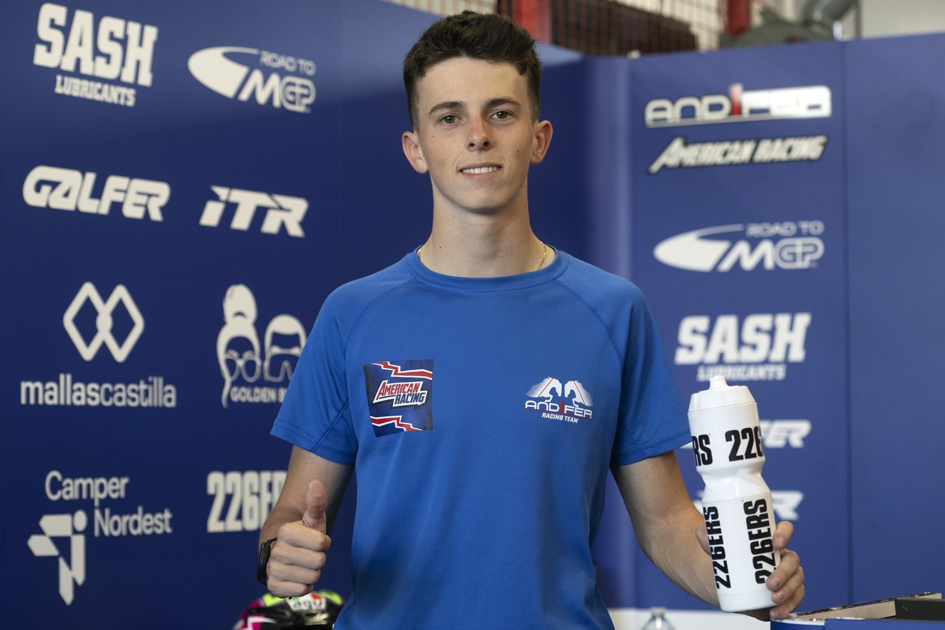 Poleman Moto2™ Xabi Zurutuza. Photo courtesy FIM JuniorGP.