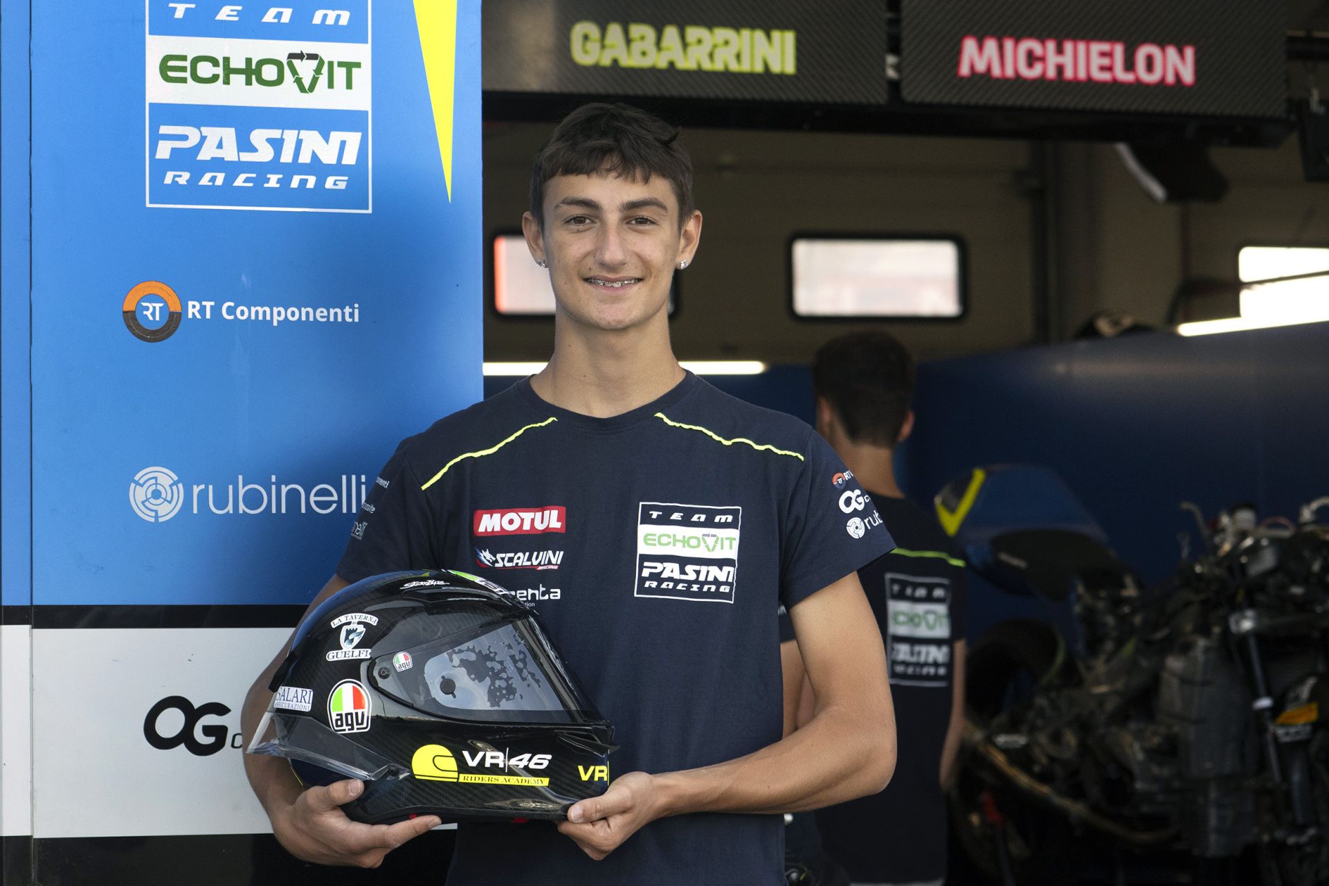 Poleman ETC Matteo Gabarrini. Photo courtesy FIM JuniorGP.