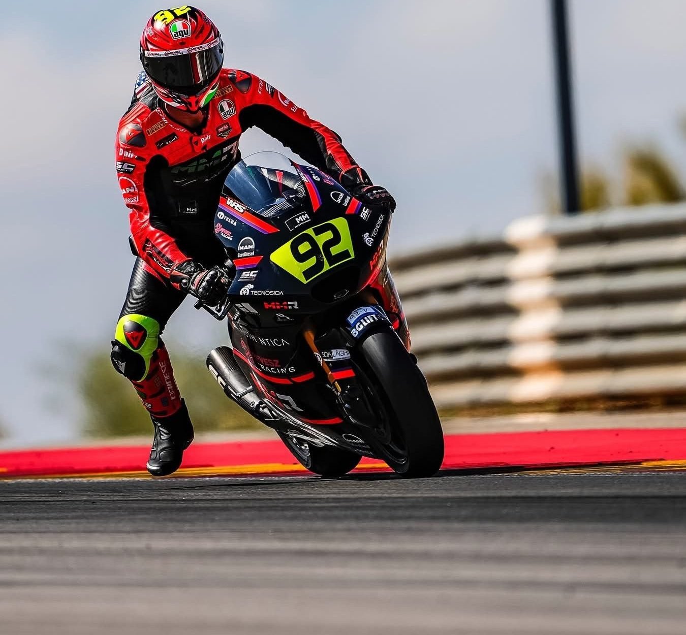 Rossi Moor at MotorLand Aragon. Photo courtesy MMR Team.