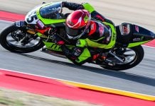 Mikey Lou Sanchez at MotorLand Aragón. Photo by Danny Vela / Life Be Lucky Photography.
