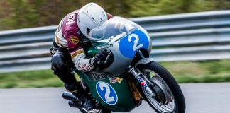 Team Obsolete Racing In VRRA Vintage Festival at CTMP 1968 Benelli 350/4 ex-Renzo Pasolini