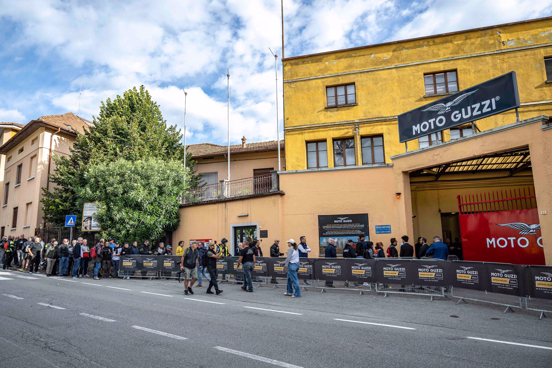 Moto Guzzi Factory, established in 1921 in Mandello del Lario, Italy. Photo courtesy Moto Guzzi website.