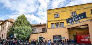 Moto Guzzi Factory, established in 1921 in Mandello del Lario, Italy. Photo courtesy Moto Guzzi website.