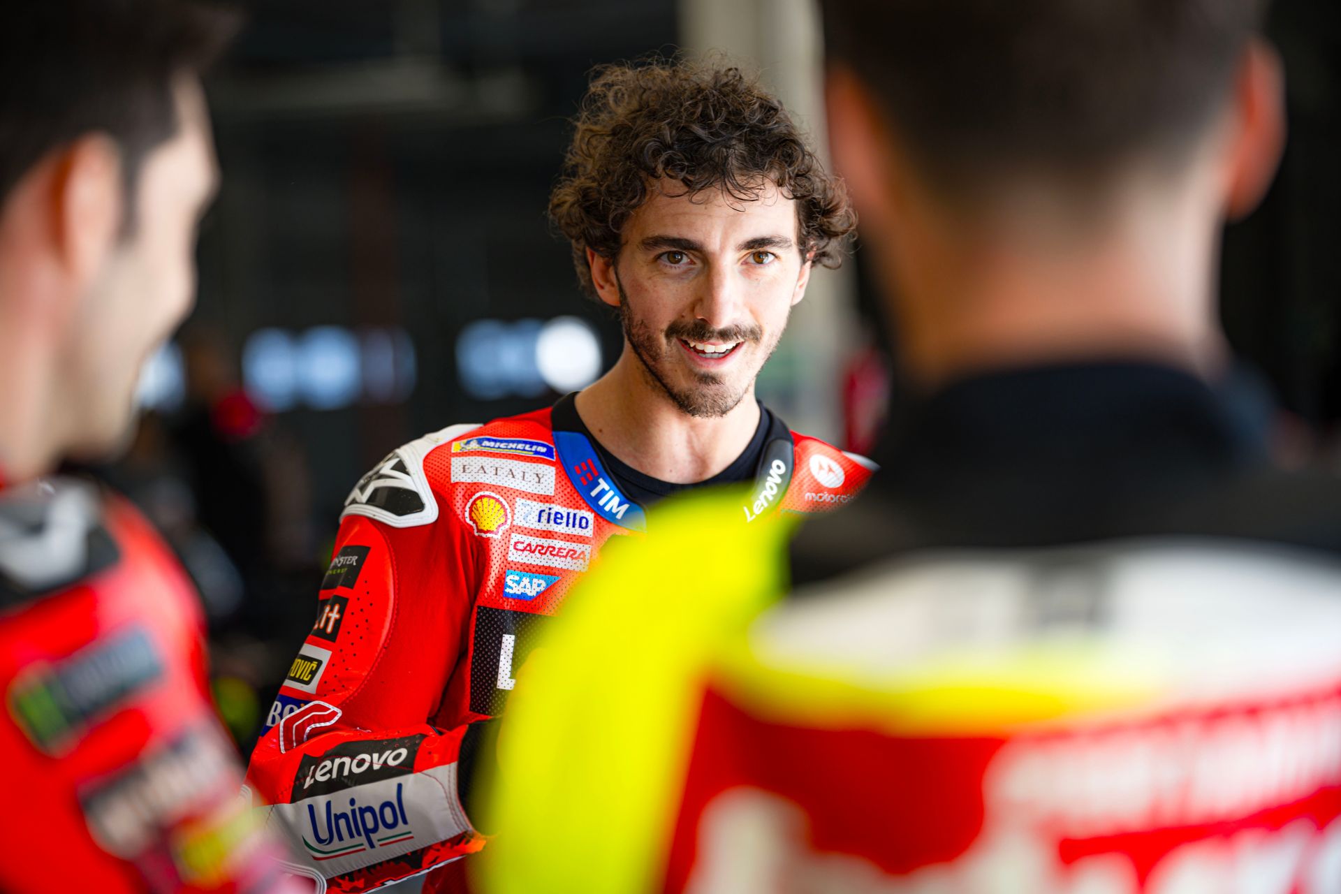 Pecco Bagnaia. Photo courtesy Ducati Lenovo Team