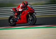 Francesco Bagnaia on track at Balaton Park. Photo courtesy Ducati Lenovo Team.