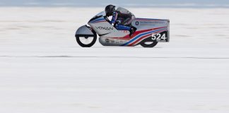 The iconic Bonneville Salt Flats in Wendover, Utah, are set to welcome back the AMA Land Speed Grand Championship. Photo by Scooter Grubb.