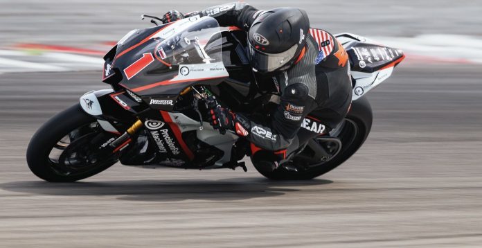 Anthony Norton(1) Leading King of the Mountain Race. Photo by Richard Jellerson