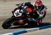 Adam Guyer (24) on his Aprilia RS660. Photo by Sam Draiss.