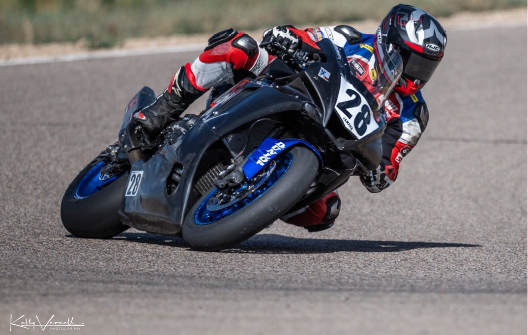 David Lambert (28) takes full advantage and secures 3rd place. Photo by: Kelly Vernell