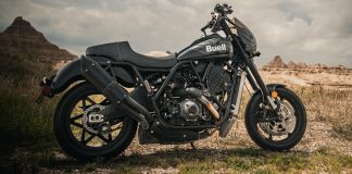 The Buell Super Cruiser™ motorcycle. Photo courtesy Buell Motorcycle Co.