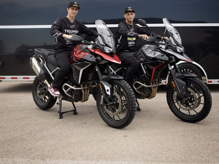 Triumph Racing AFT Adventure Trackers With Paasch & Gauthier