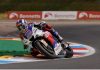 Danny Kent riding his McAMS Racing Yamaha at Thruxton. Photo courtesy BSB.