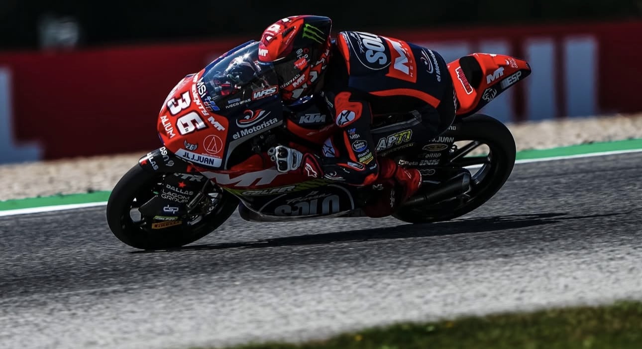 Angel Piqueras during the practice session in Austria. Photo courtesy MSi Racing Team.