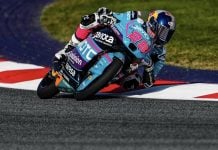 Maximo Quiles was fastest this morning in FP2. Photo courtesy Aspar Team.