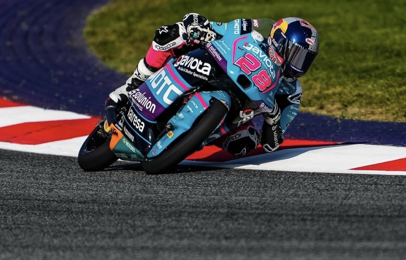 Maximo Quiles was fastest this morning in FP2. Photo courtesy Aspar Team.