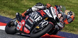 Moto2 : Canet Tops Final Practice In Austria Aron Canet was fastest this morning in FP2 in Austria. Photo courtesy Fantic Team.