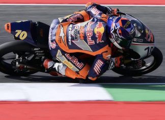 American Kristian Daniel Jr in Mugello, Italy. Photo courtesy KDJR's social media.