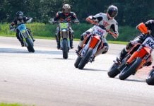 Motard class with: John Snead (9A), Glen Johnson (833), Tom Teterycz (308), Steve Karoutzos (85K), Sam York (66Y), Anthony Shidla (172), Todd Pugh (531). Photo By Craig Chawla.