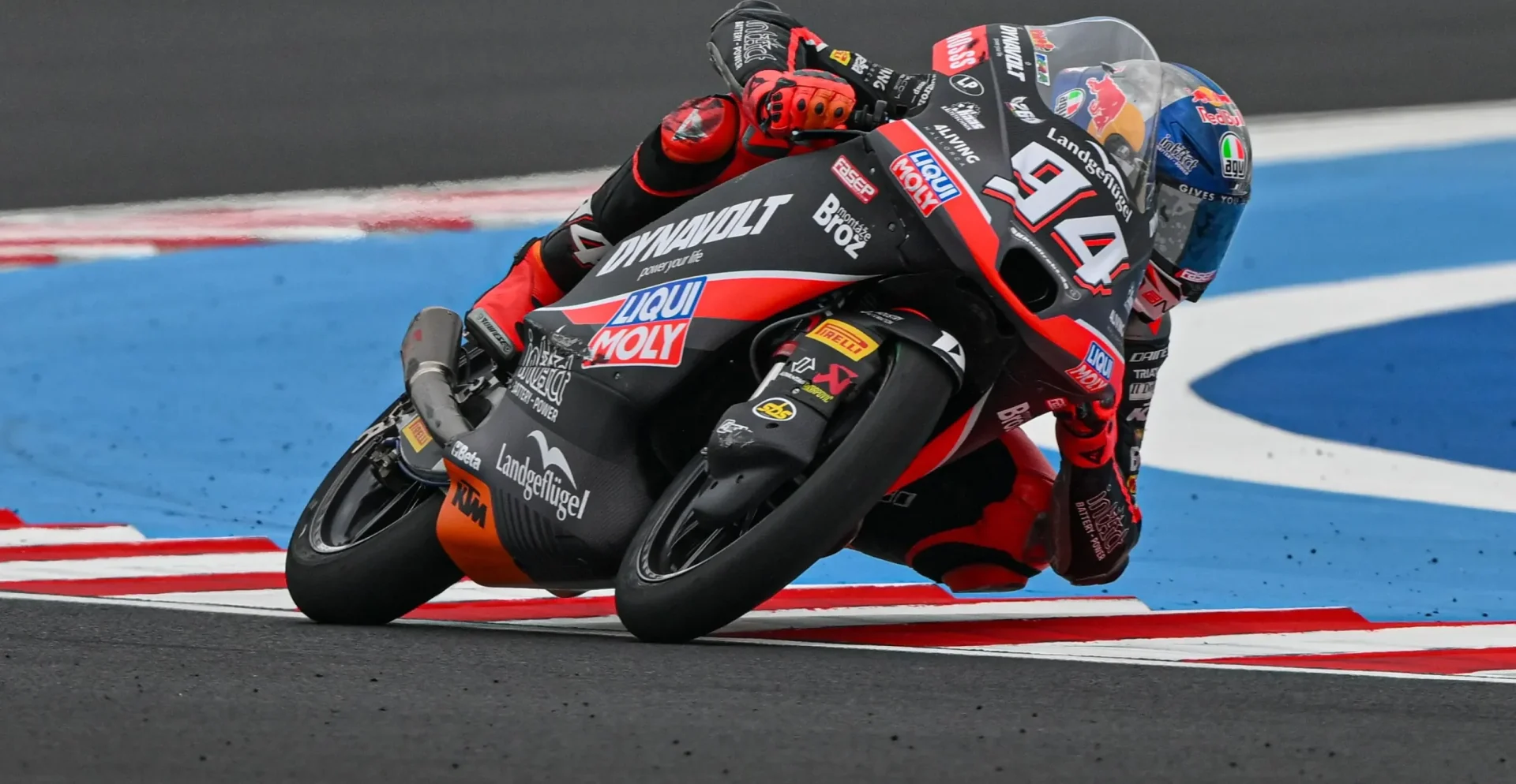 Guido Pini was fastest this morning at Balaton Park. Photo courtesy Dorna.