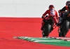 Marc Marquez and Pedro Acosta during the practice session in Austria. Photo courtesy Dorna.