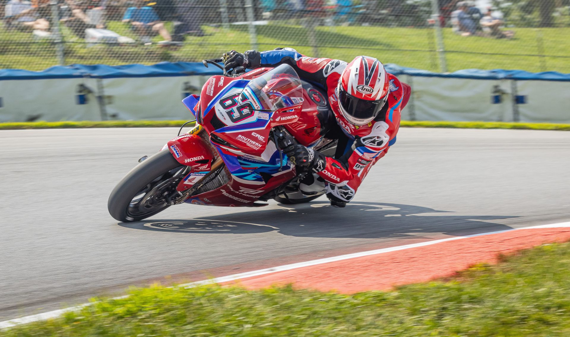 Hayden Gillim (69) at Mid-Ohio. Photo courtesy Real Steel Honda.