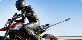 Insta360 Lifestyle - Motorcycle U-Bolt Mount. Photo courtesy Helmet House