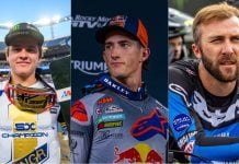 Haiden Deegan, Chase Sexton and Eli Tomac Will represent the US at the 2025 Motocross of Nations. Photo by Jeff Kardas.