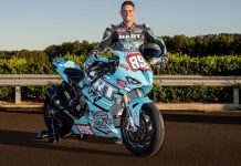 Philip Hart, Hart Racing's team Owner, with his BMW S 1000 RR. Photo courtesy Hart Racing.