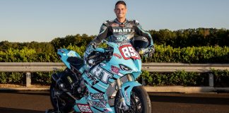 Philip Hart, Hart Racing's team Owner, with his BMW S 1000 RR. Photo courtesy Hart Racing.