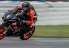Alessandro Di Mario on his Aprilia RS 660 at VIR. Photo courtesy Aprilia Racing.