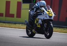 Sonya Lloyd at Donington Park. Photo courtesy Sonya Lloyd's website.