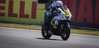 Sonya Lloyd at Donington Park. Photo courtesy Sonya Lloyd's website.
