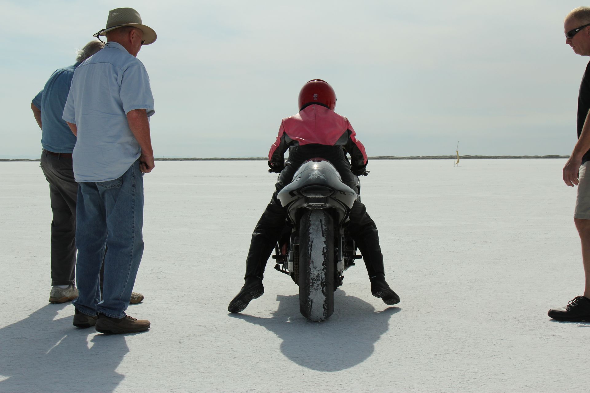 Belen Wagner at Bonneville Motorcycle Speed Trials © Jean Turner