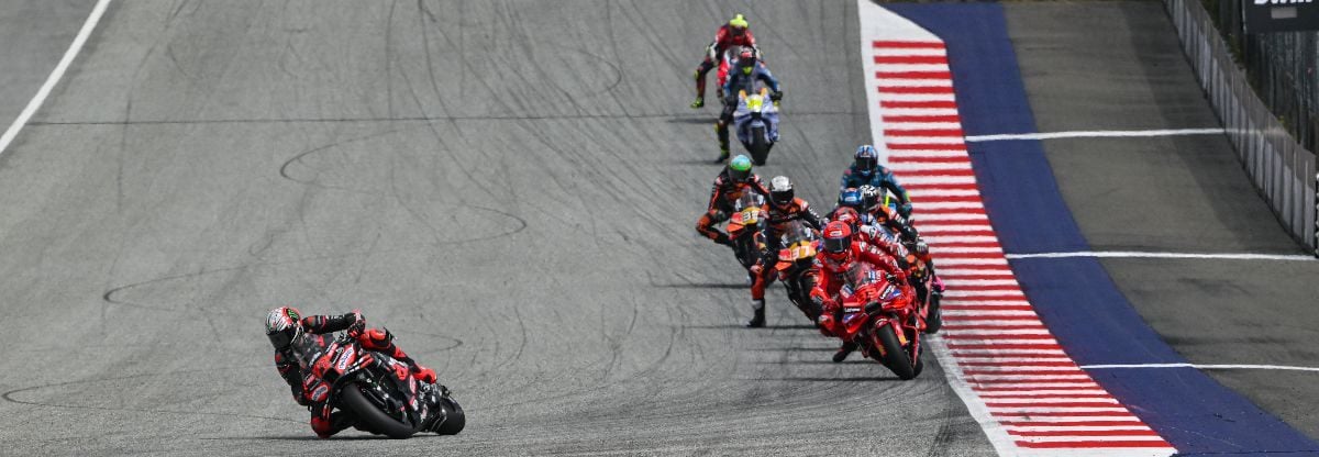 MotoGP Race in Austria. Photo courtesy Dorna