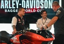 From left to right, Jeff Schuessler, Carlos Ezpeleta and Kolja Rebstock. Photo courtesy Dorna.