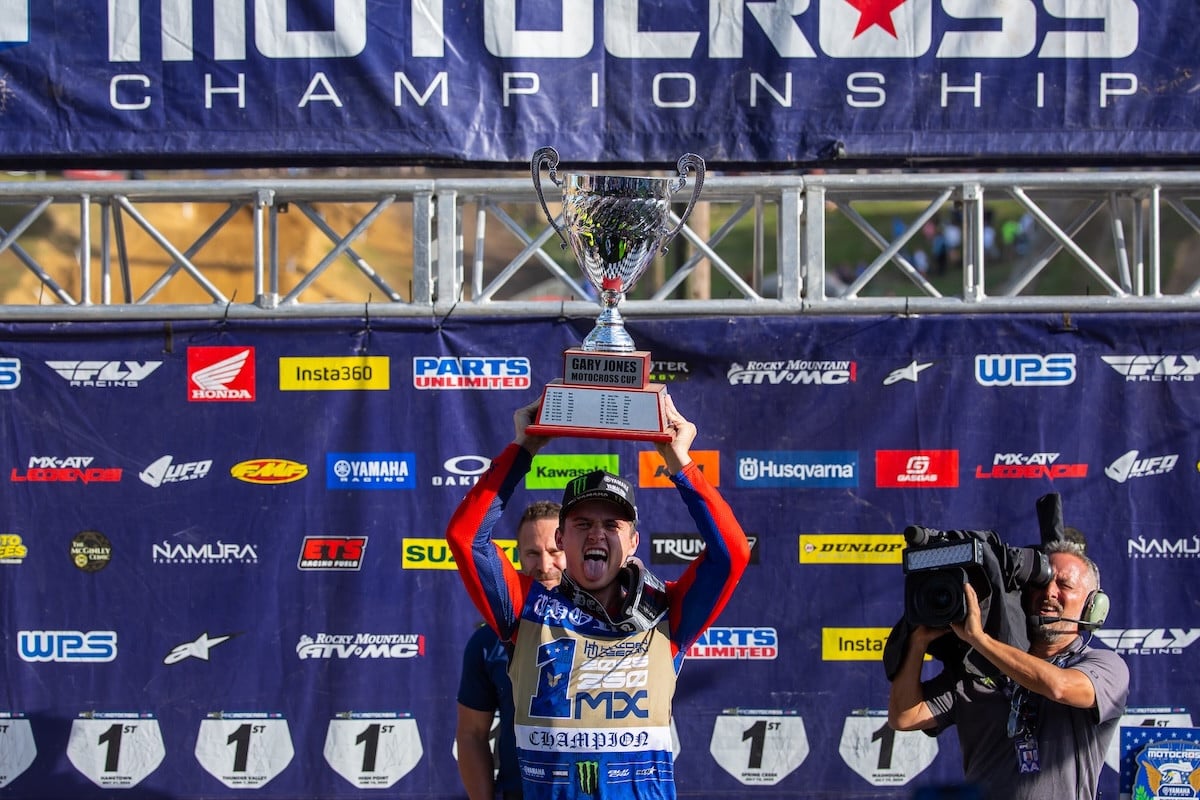 Haiden Deegan is now a back-to-back 250 Class Champion.Photo Credit: MX Sports Pro Racing, Inc.