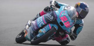 Maximo Quiles (28) at Balaton Park. Photo courtesy Dorna.