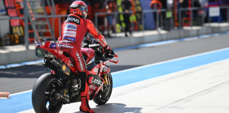 Marc Marquez (93) at Balaton Park. Photo courtesy Dorna.