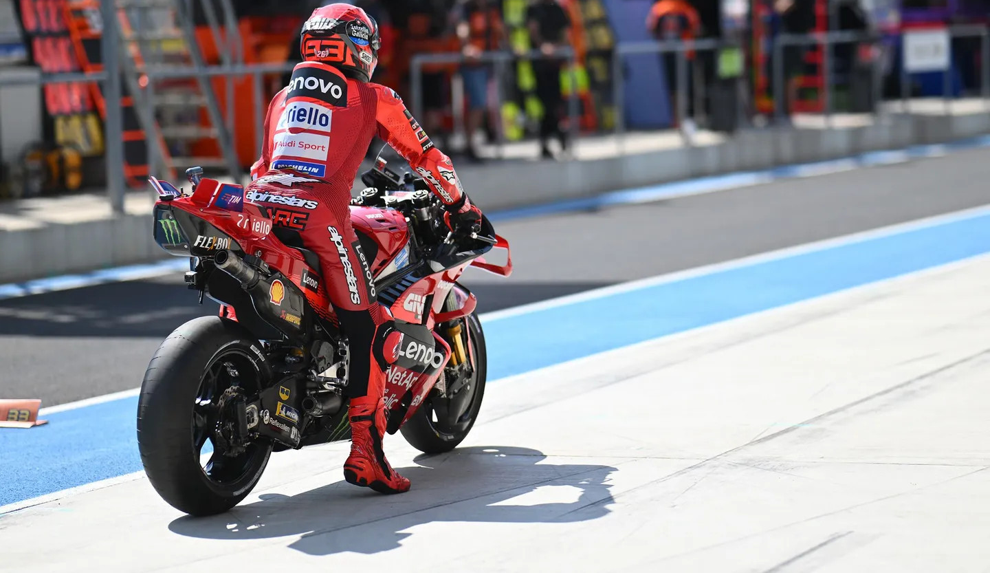 Marc Marquez (93) at Balaton Park. Photo courtesy Dorna.